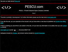 Tablet Screenshot of pescu.com